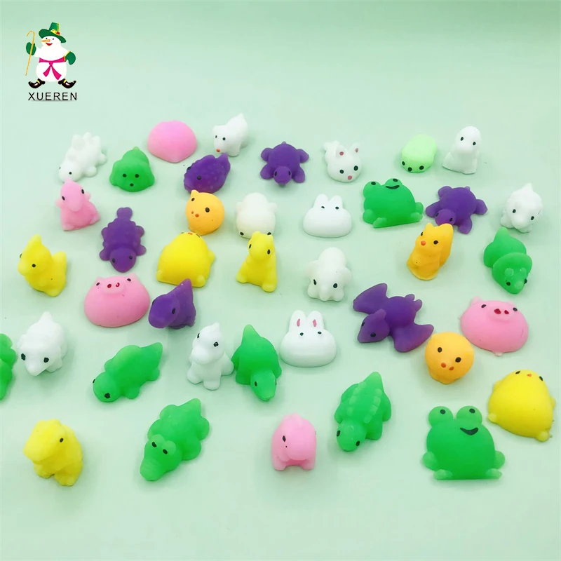 Cute mini plastic cement dinosaur decompress squeeze toys release stress