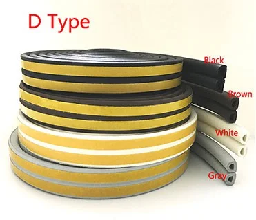 Door and window sealing anti-collision strip Security Door window Weather strip Sealing Strips