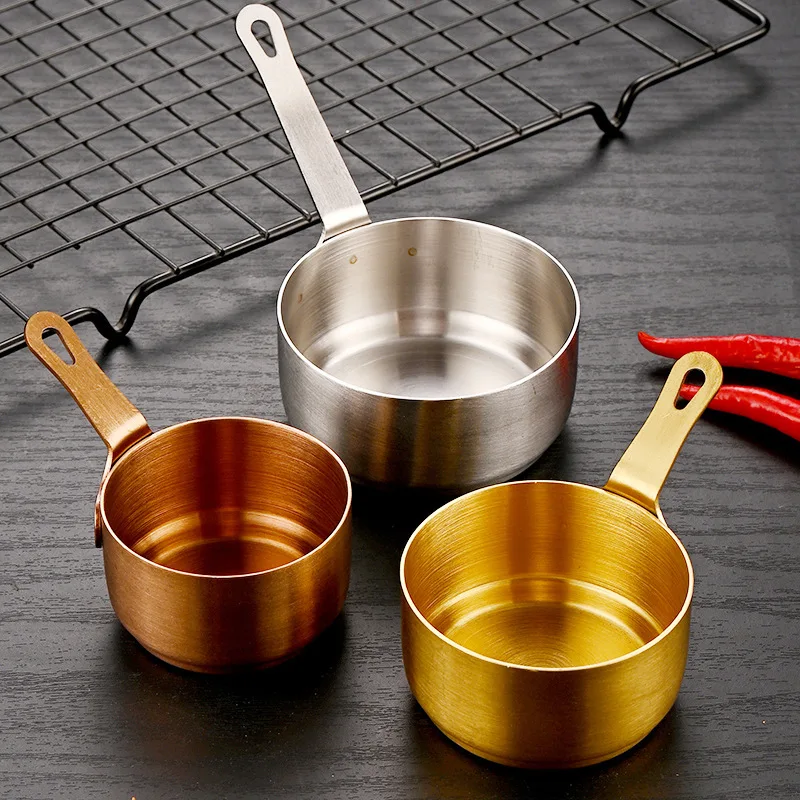 Kitchen Food Grade Seasoning Cup Tableware Stainless Steel Dipping Sauce Cup Round Jam Bowl Metal Sauce Cup