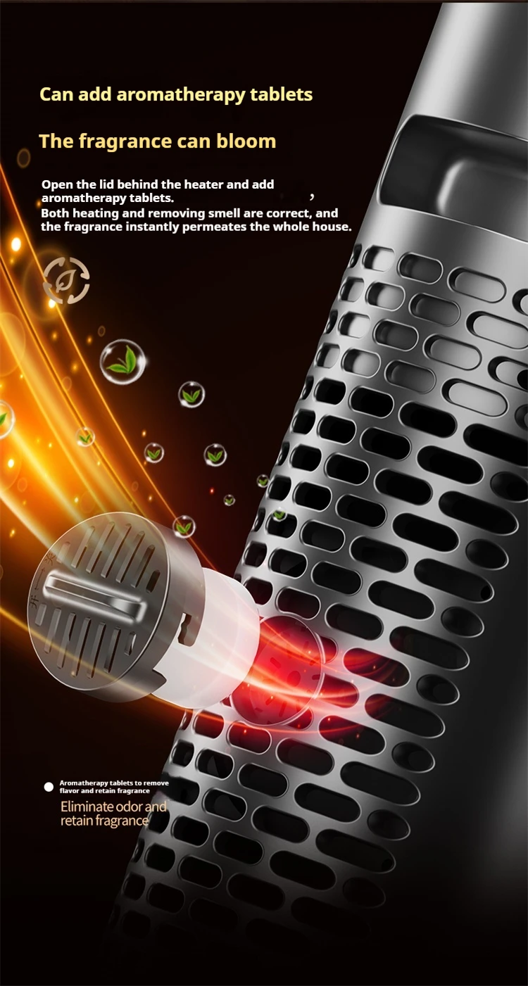 New Product Small Electric Space Heater Ceramic Space Heater Portable Heater Fan for Office Overheat Protection