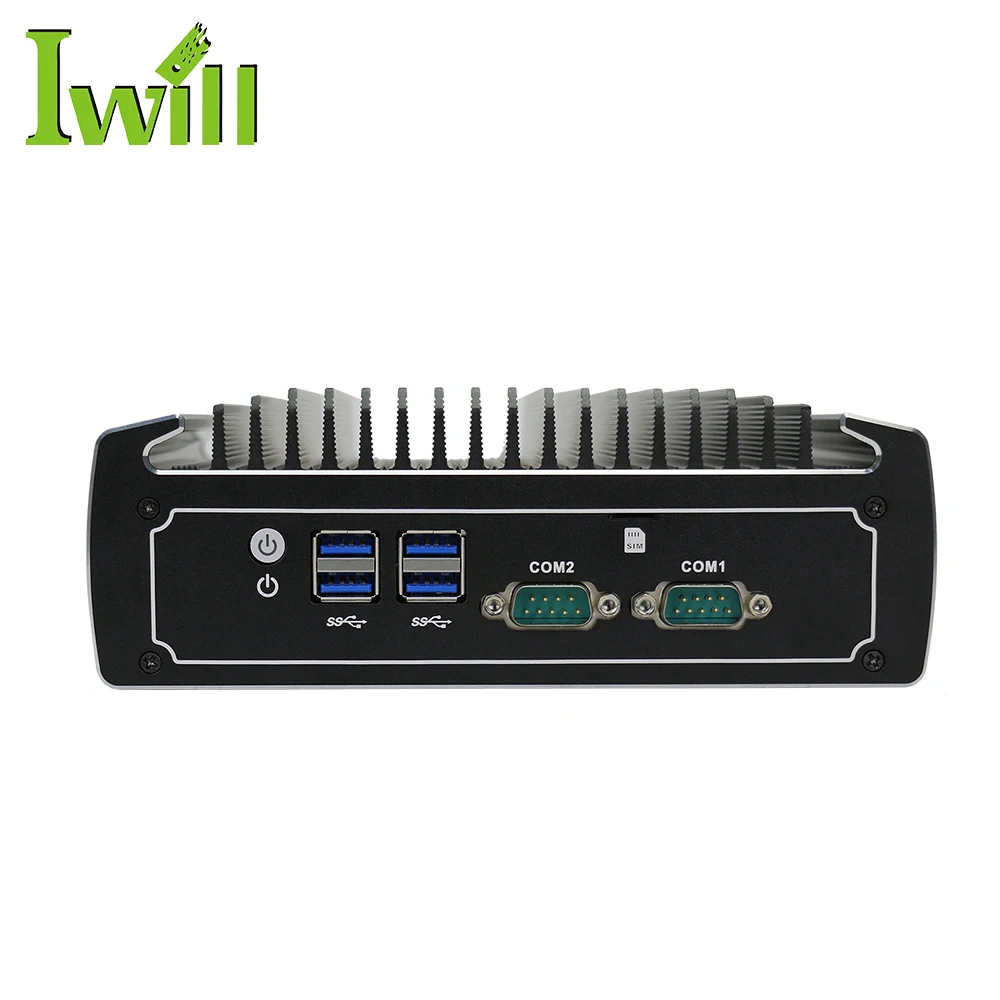 Hot Sell dual lan In-tel i211 i5 10210U Win10 fanless mini pc quad core 6 USB