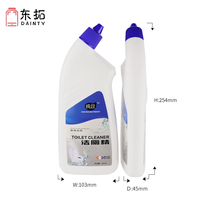 500ml 700ML16OZ 23OZ HDPE Toilet Liquid Deodorant Clenid Top Quality Bathroom Cleaner Spray Plastic