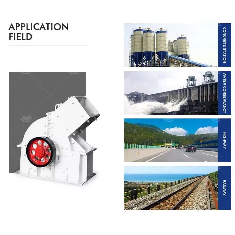 Portable Small Machine For Breaking Stones Mining Quarry Diesel Engine Concrete Gravel Limestone Hammer Crusher Machine