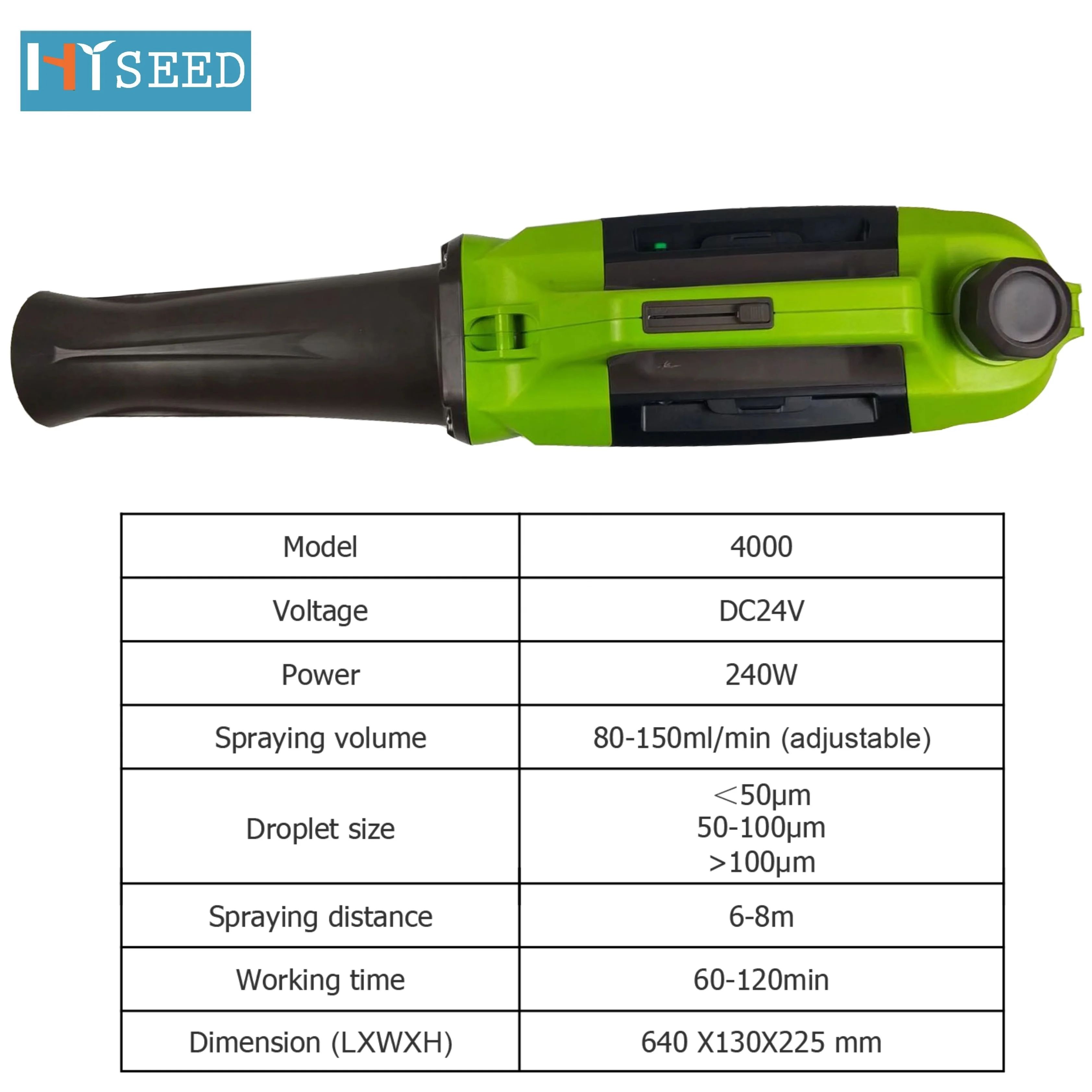 2L portable storage battery operated sprayer knapsack cordless ULV cold fogger