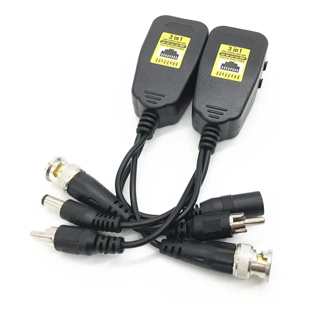 1CH 2MP 5MP 8MP CVI TVI AHD HD BNC к RJ45 PVA CCTV HD Video Balun