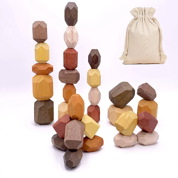 Trending Tumi Ishi Balance Rock Best Educational Toy Wisdom Toy Colored Stone for Children To Improve Creativity