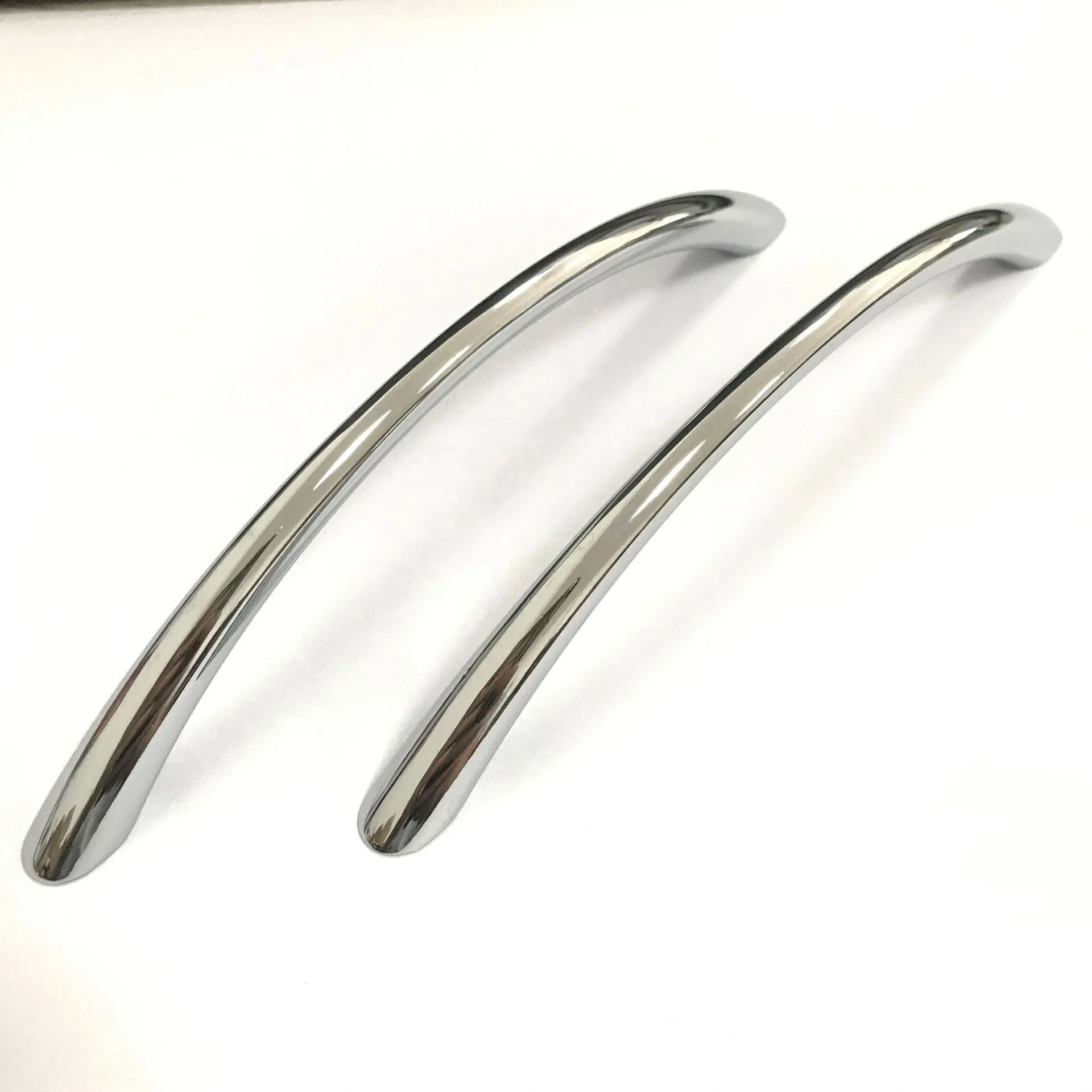 Zamak Die casting C shape Furniture Cabinet Drawer Zinc alloy whalebone curve pull handle