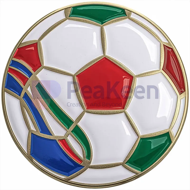 Hot Sale Factory Custom Manufacture Soft Hard Enamel Soccer Pin Kit Badges Kids Brooch For Hat