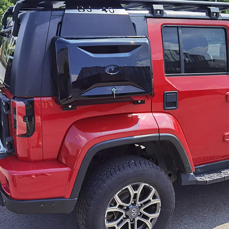 4X4 Car Luggage Rack Mount with Ladder Roof Cargo Basket for Beijing BAIC BJ40 Wrangler JL JK