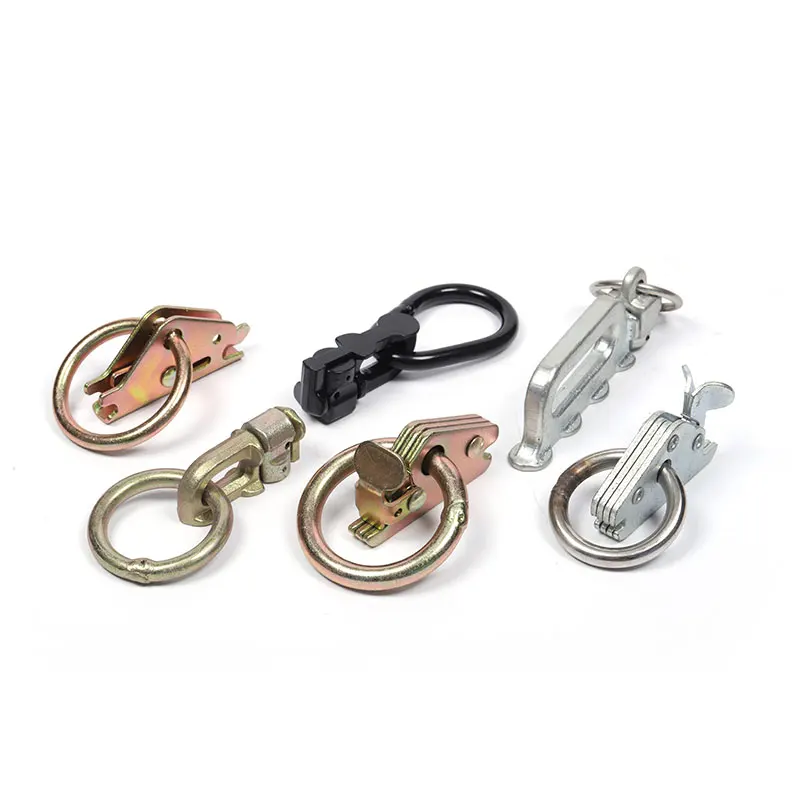 Stainless steel O-ring E track binding accessories for cargo binding belt ratchet