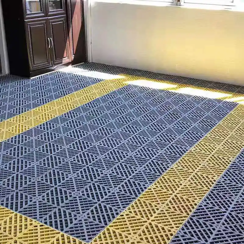 Eco-friendly Customization Custom Workshop Granite Garage Floor Tiles For Sale Interlock Garage Floor Tiles Mats