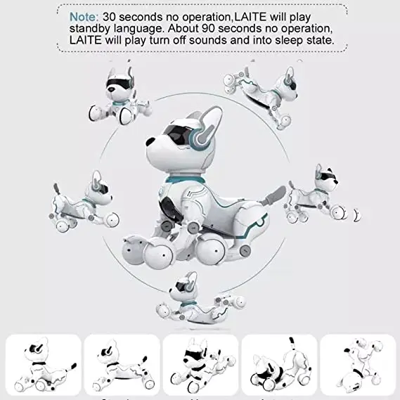 Toy Dog Robot Voice Control Programmable for Smart Kids