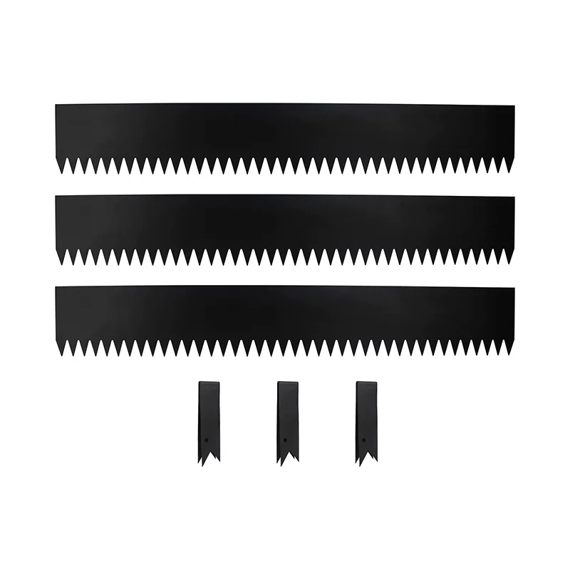 High Quality 40 * 6 Inch 3-Pack Bendable Metal Convenient Quick And Simple Garden Edging Kit