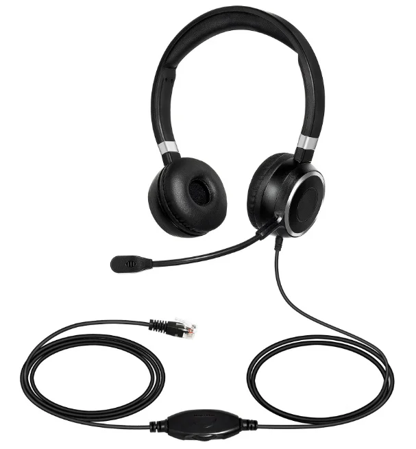 high quality professional RJ9 headphones earphones office business call center headset