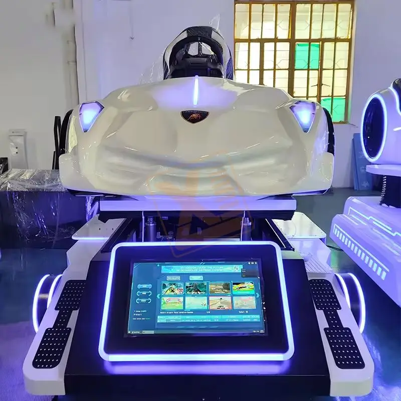 F1 Race Steering Wheel VR Simulator VR Car Racing Simulator at Shopping Mall
