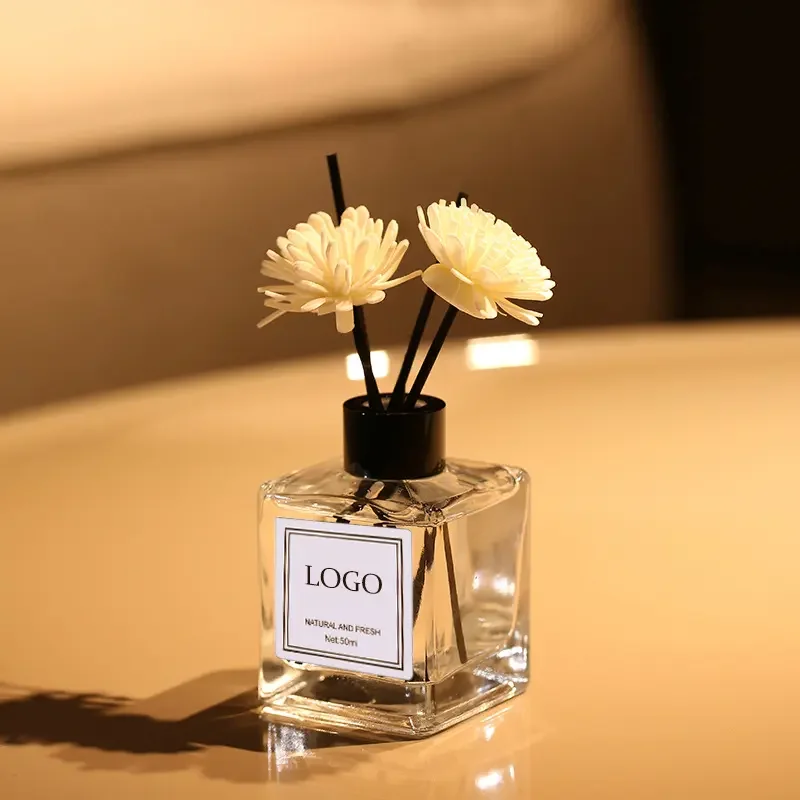 Home Fragrance Osmanthus Jasmine Perfume Natural Essential Oil Reed Diffuser Mini 50ml