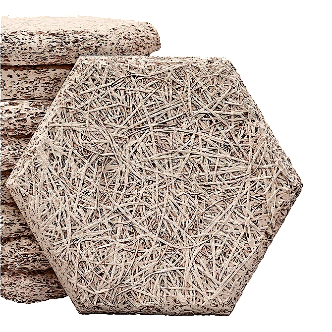 Wood Wool Acoustic Panel for Meeting Room soundproof system wall panel