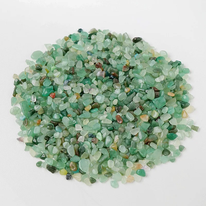 100gram 3~5mm 5~7mm 7~9mm 9~12mm Natural Crystal Quartz Energy Stone Chips Sample Order Gravels Tumble Stone Decoration