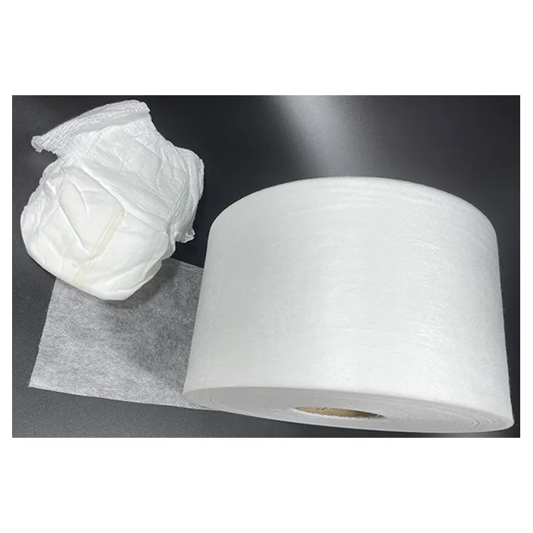 Factory Price Hot Sale Soft Hydrophobic SMMS Melt-blown  composite nonwoven Fabric Roll for diaper making