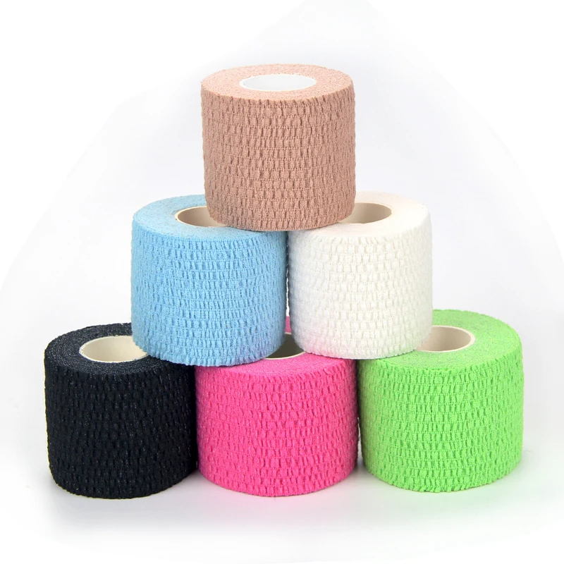 Self-Adhesive Bandage Waterproof Medical Flexible Colorful Bandage Tape Non Woven Light Elastic Adhesive Bandages