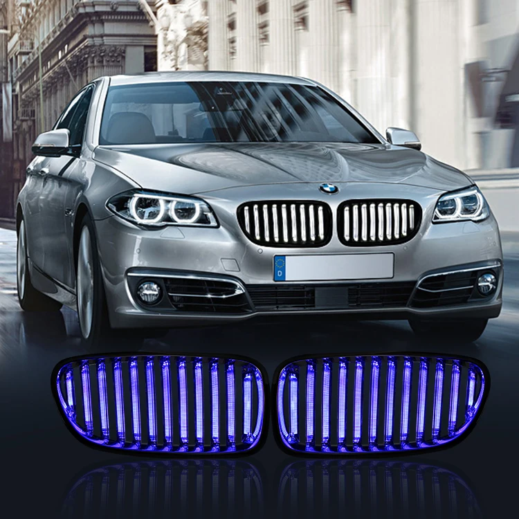 Качественная Модифицированная Автомобильная решетка для bmw f10, светодиодная решетка для bmw 5, система m5 (f10 f18), решетка для bmw f10 2010-2016
