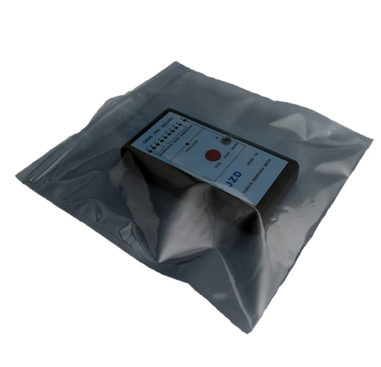 Повторно закрывающийся Антистатический ESD Антистатический электронный упаковочный застежка-молния пластиковая алюминиевая фольга защитный пакет