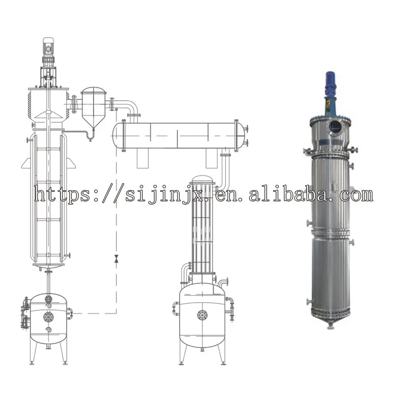 Rotary thin film evaporator