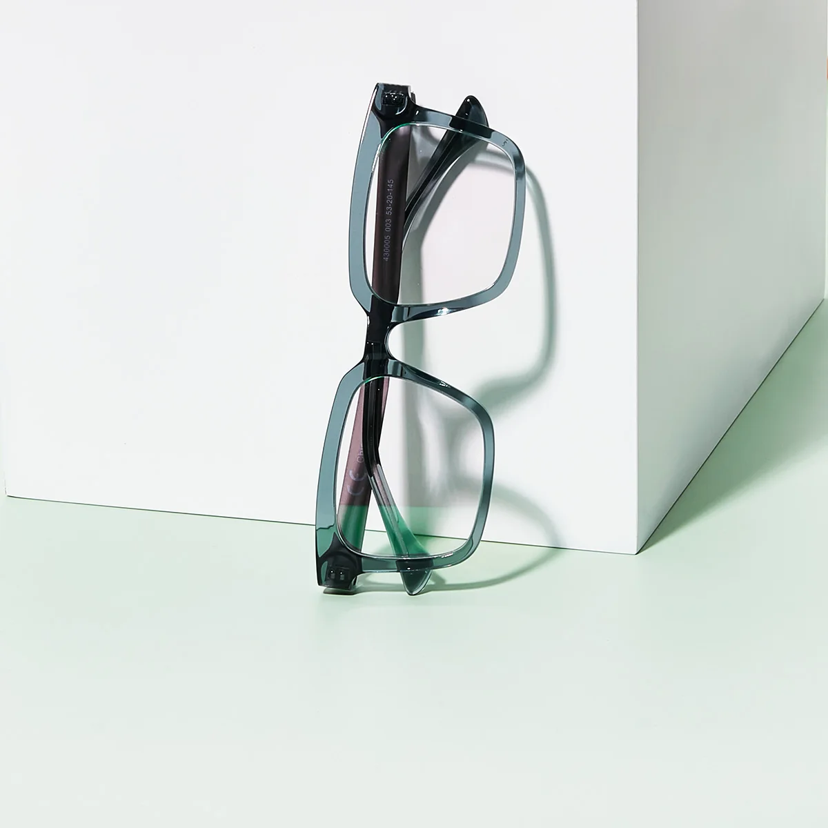 2022 New Retro Full Rim Prescription Glasses Frame Unisex High End Double Rivet Green Frame Square Acetate Optical Glasses