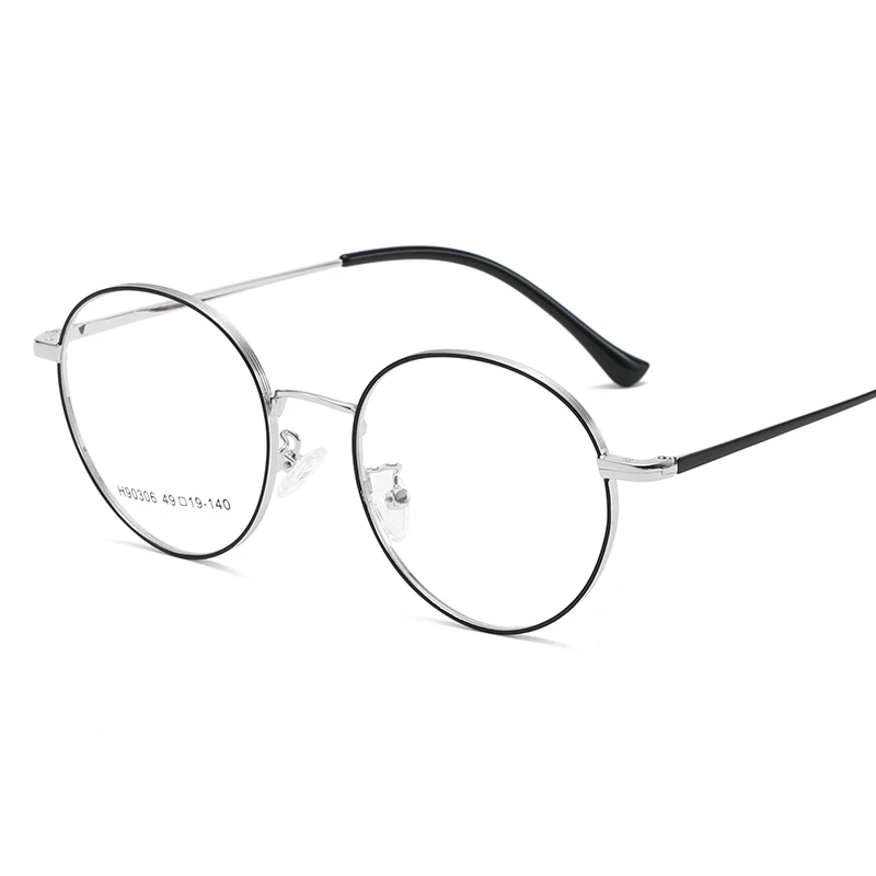 NWOGLSS 90306 Classic Literary Retro Alloy Frame Optics Reading Glasses