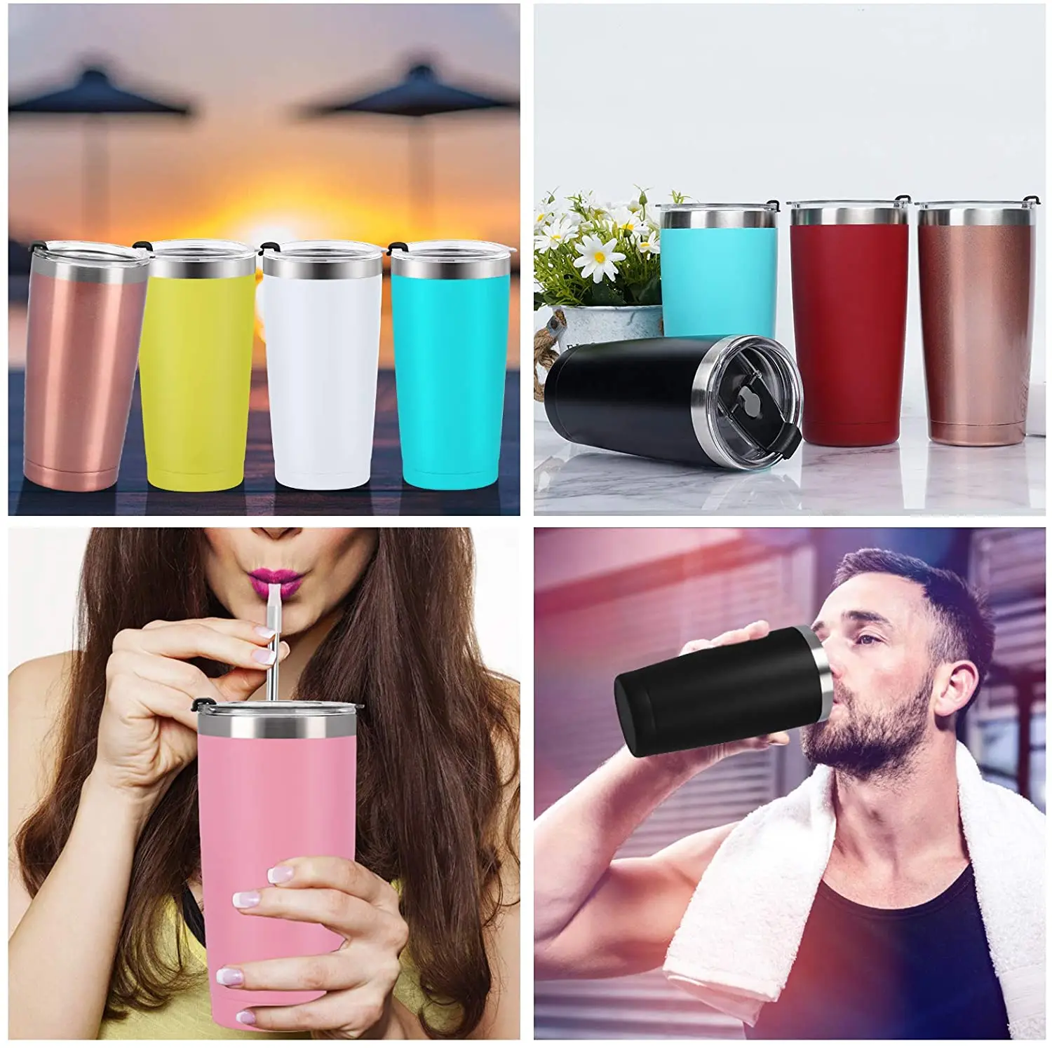 20oz 30oz Double Wall Vacuum Insulated Travel Coffee Mug Tumbler Stainless Steel Tumbler Cup Mug