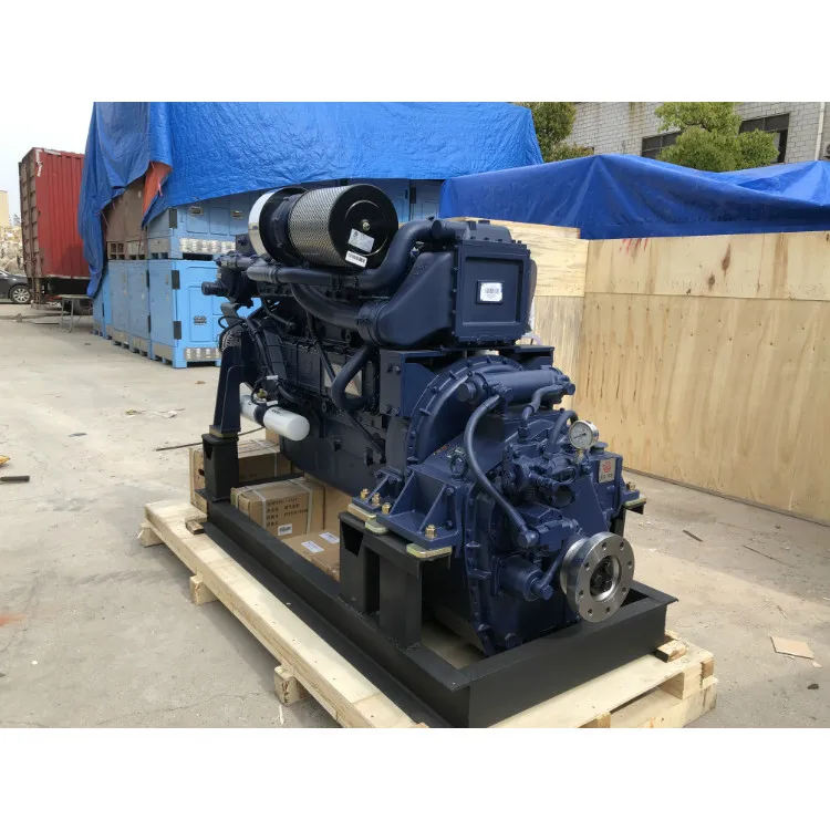  176kw/1500 об/мин с водяным охлаждением 6 цилиндров Weichai Wd10 серии морской дизельный двигатель