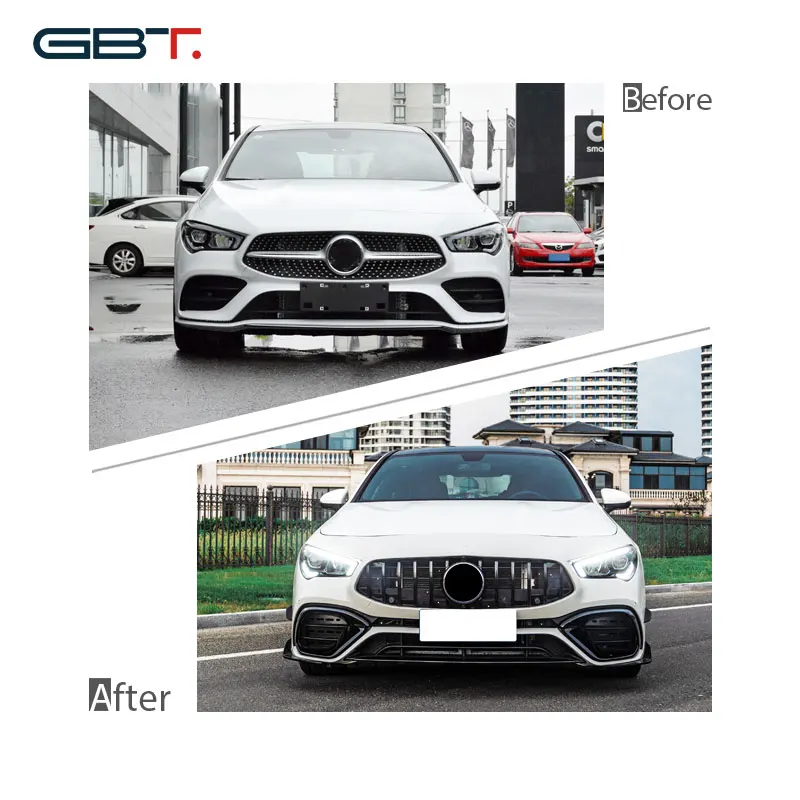 GBT High Quality Fast Shipping auto tuning parts cla wide body CLA63 style facelift for mercedes benz cla class for mercedes-benz cla bodykit