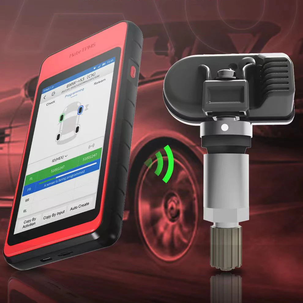 Sorghum 2022 tpms sensor programmable tpms auto temperature proximity pressure sensors for automotive diagnostic equipment