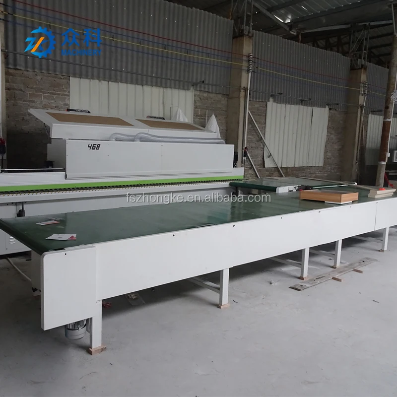 Fully automatic belt conveyor  return roller line system use in edge banding machine wood belt conveyor