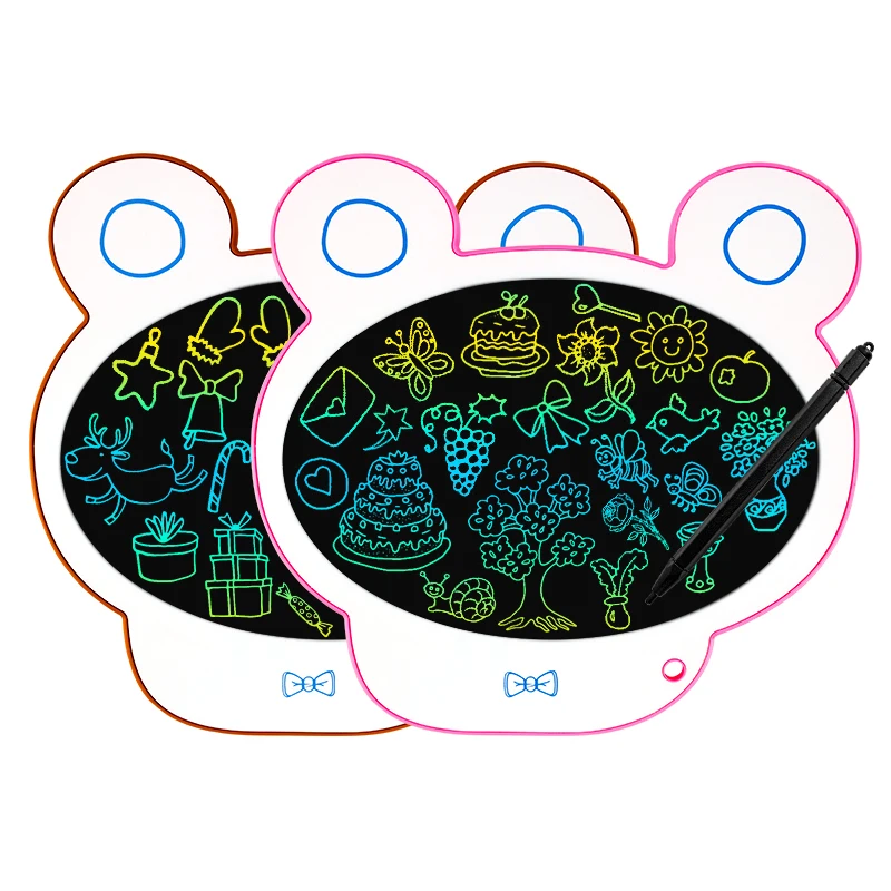 High Quality Lcd Writing Board 10.7 Inch Cartoon Bear Shape Children Paperless Notepad Kids Digital Electronic Drawing Boards