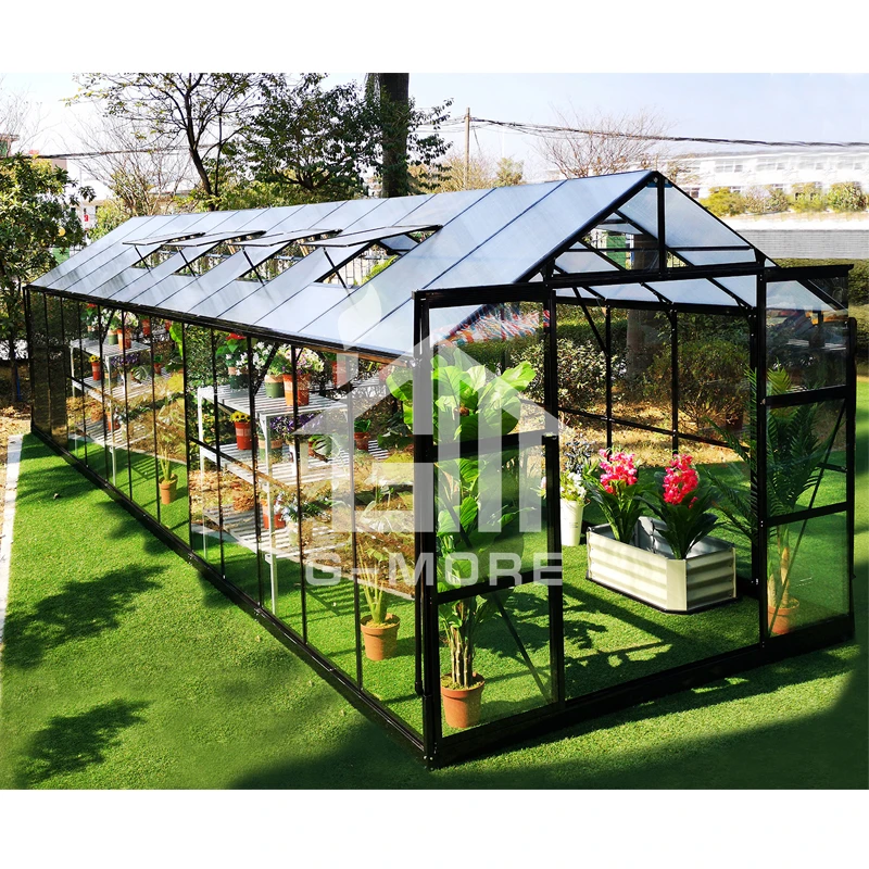 Garden Professional Polycarbonate Green House Greenhouse - 433X250X228cm
