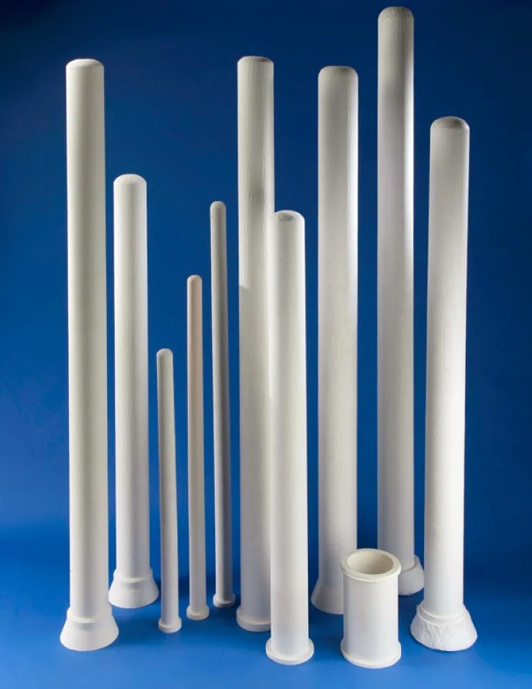 Air filter element tubes ceramic filter elements for hot gases