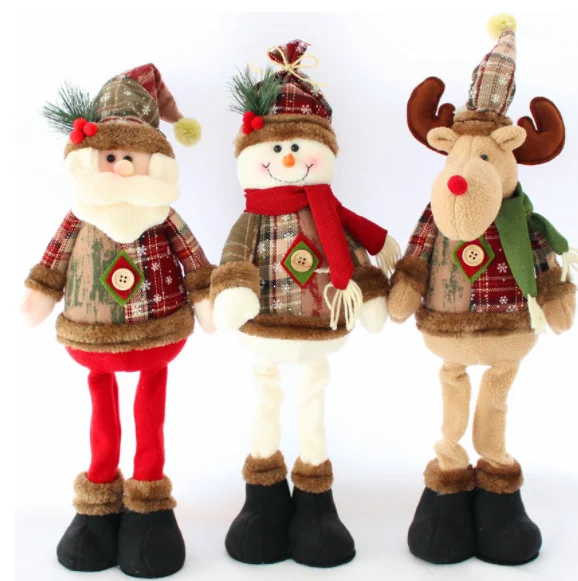 Tiktok Hot Selling Christmas Decorations Dolls Party Gift  Santa Claus Table Decoration Doll