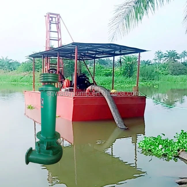 Small 4 inch 15kw motor sand pumping machine automatic water draining sand suction pump