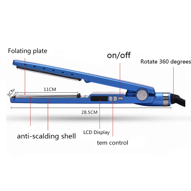 Top Selling Flat Irons Wholesale Private Label Personalized Infrared Flat Iron Brand 1Inch Flat Iron Hair Straightener