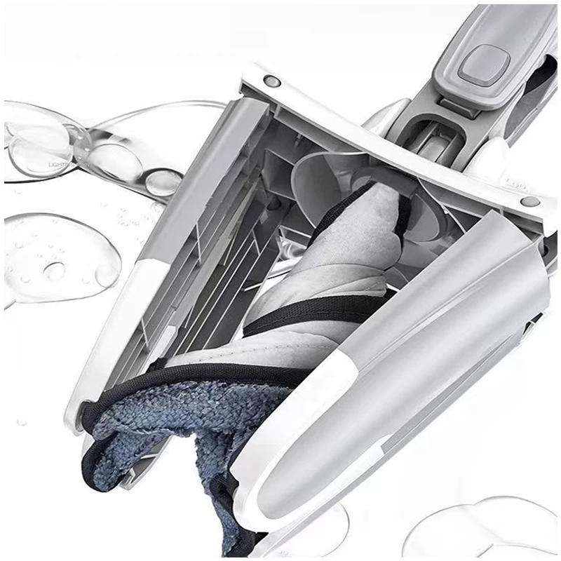 House Cleaning Microfiber Flat Mop X Type Stainless steel Pole Lazy Butterfly Mop