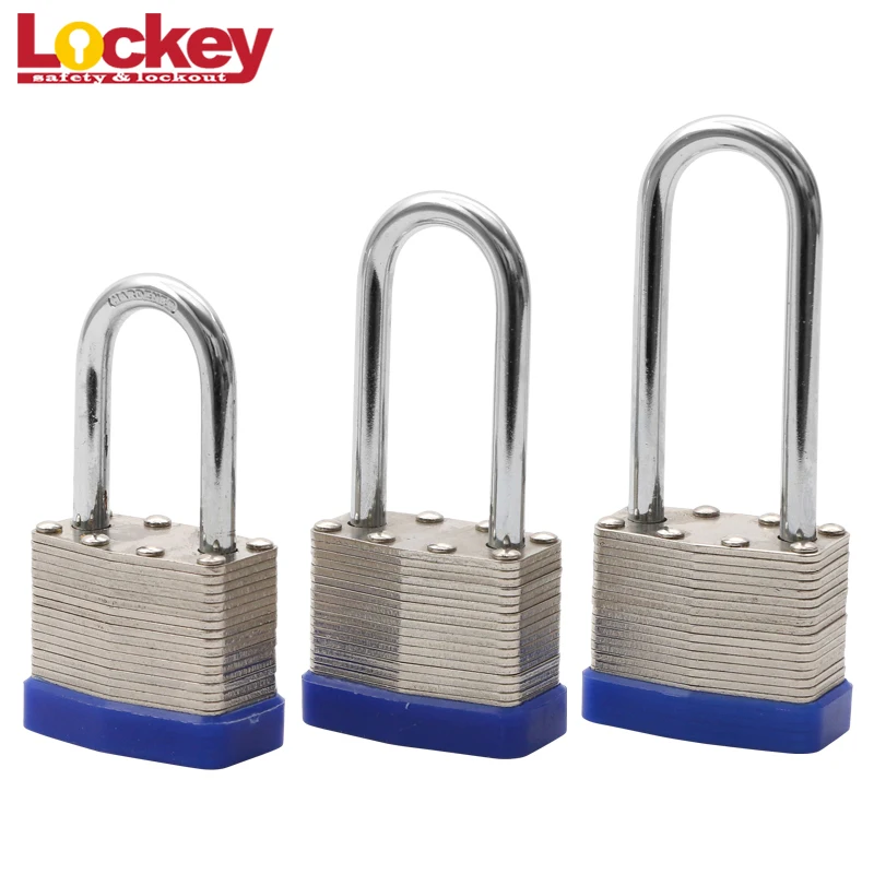 Heavy Duty 63mm Long Shackle Weatherproof Laminated Safety Padlock