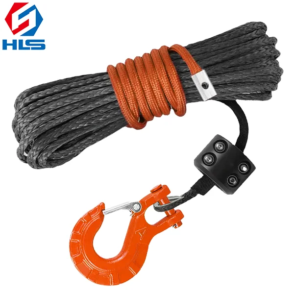 Accessory  4WD Off-Road Vehicles  Heavy Industry Applications  Synthetic 10mmx30m Winch Rope  and  Hook