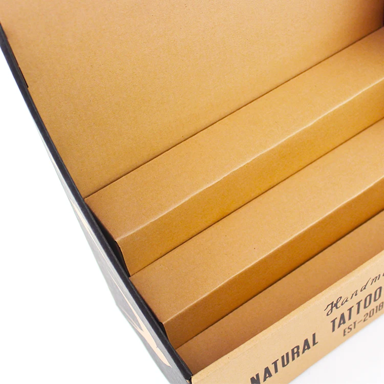 Custom small and middle packaging CDU Kraft Paper Floor Counter Display Stand box