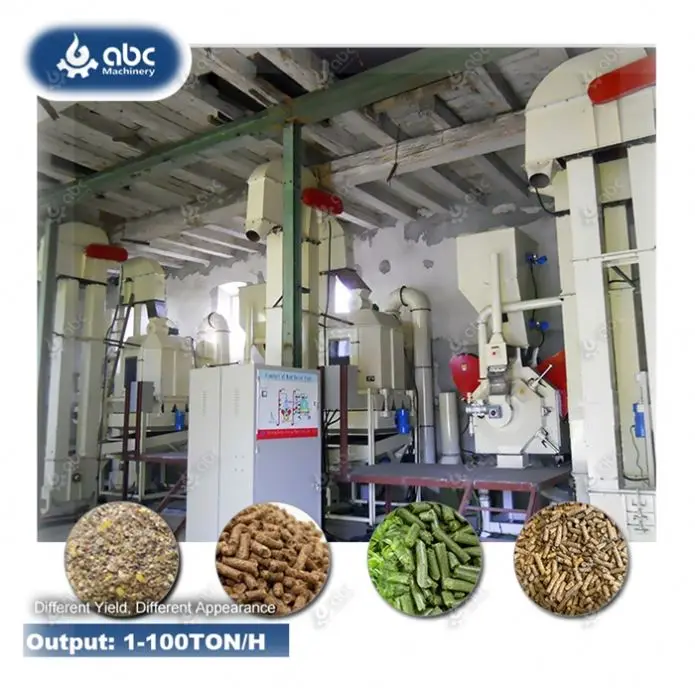 2023 BEST Selling Cattle Animal Cow Poultry Feed Pellet Plant for Making Processing Chicken,Broiler,Goat Fodder Pellet