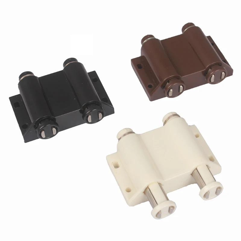 Door Fittings Black Double Magnetic Touch Push Latch Glass Kitchen Cabinets Modern Kitchen Cupboards Kitchen Hardware