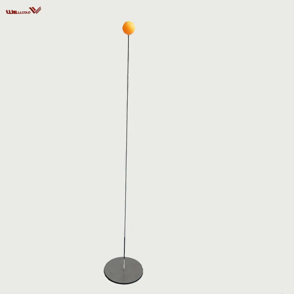 Sport toy wooden racket soft shaft  fixed height single self-practice table tennis rebound trainer for adult and kid