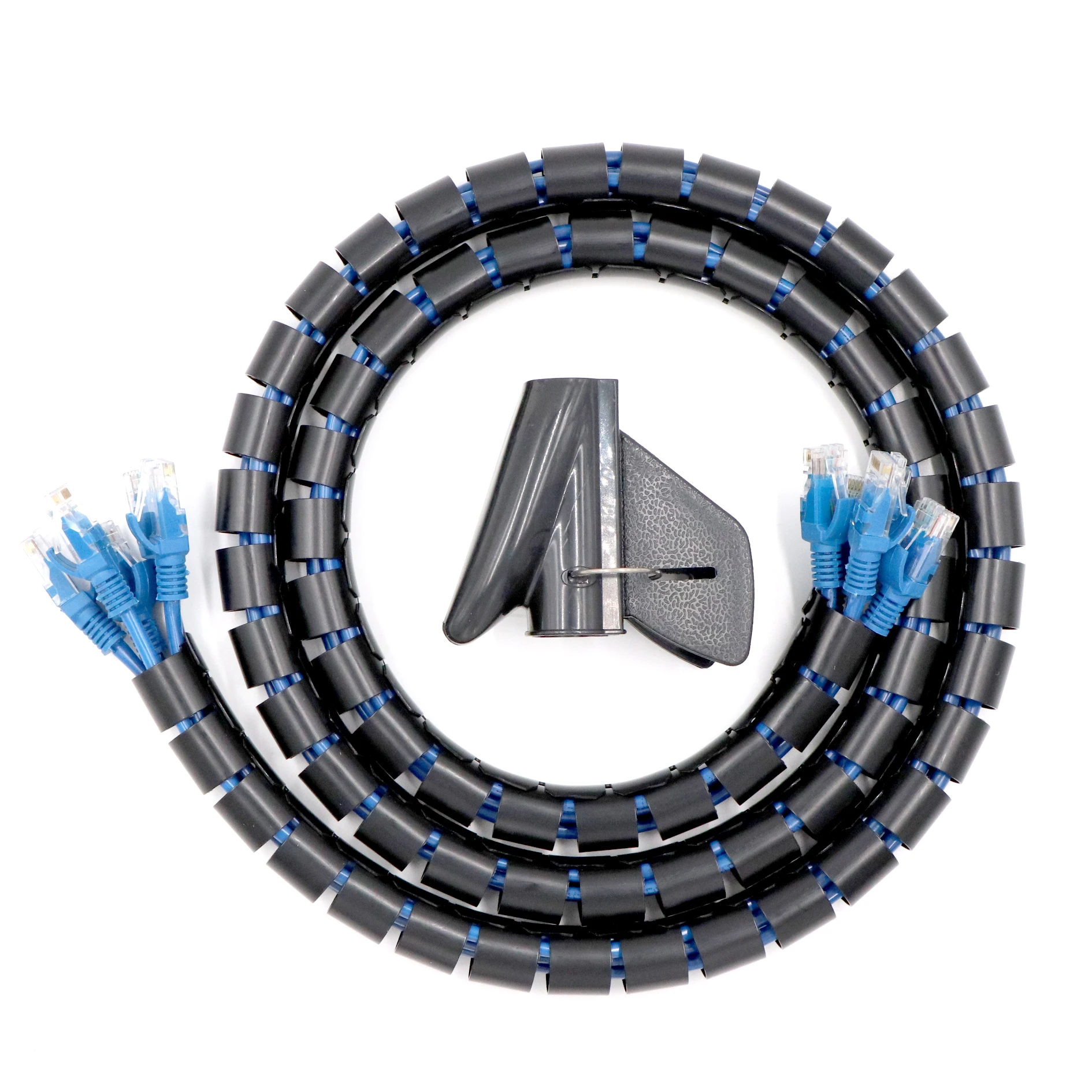 Flexible Cord Bundler Wire Wrap 42mm Cable Management System for Office and PC