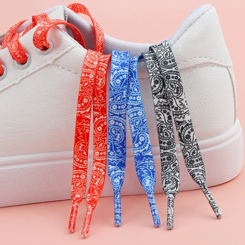 Show Laces Factory price custom shoelace  colorful flat canvas sports  basketball shoes rope color shoe lace shoelace
