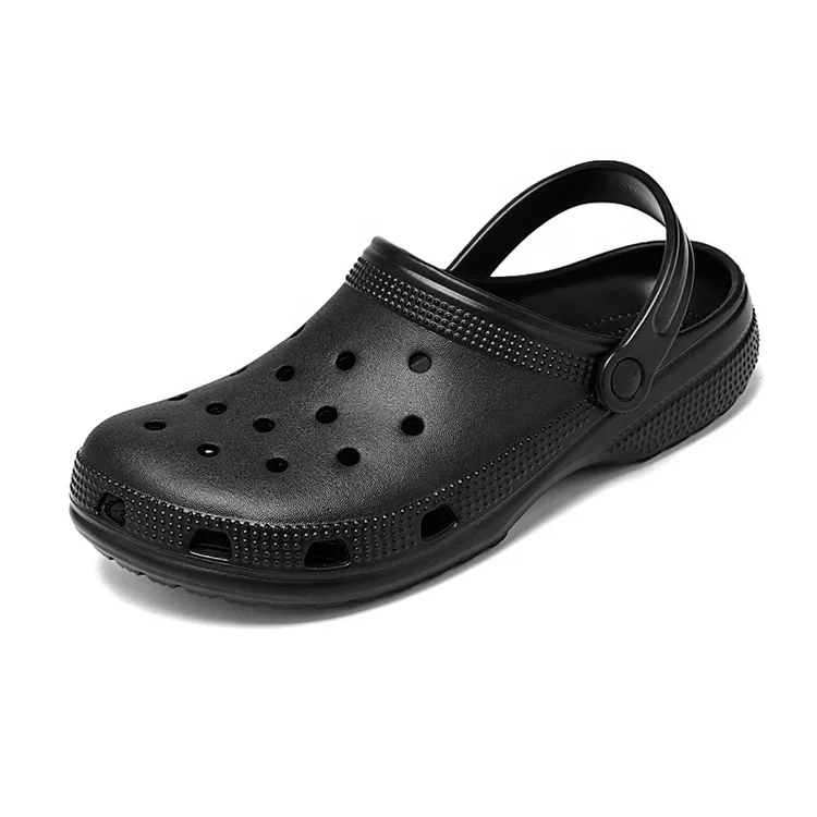Custom logo high quality low MOQ thick sole unisex classic design sports lightweight beach men women clog shoes sandal slippers